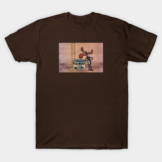 Bullwinkle the Moose T-Shirt by offsetvinylfilm